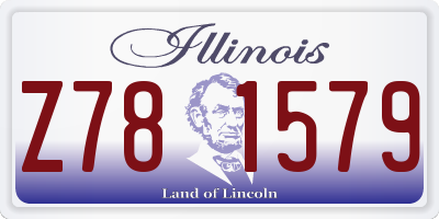 IL license plate Z781579