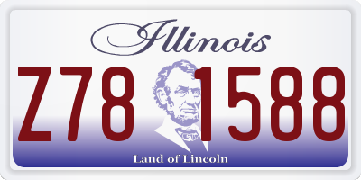 IL license plate Z781588
