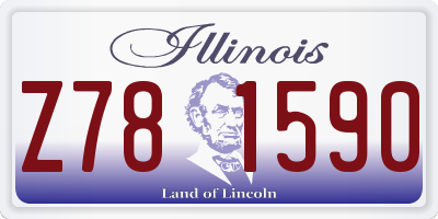 IL license plate Z781590