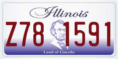 IL license plate Z781591