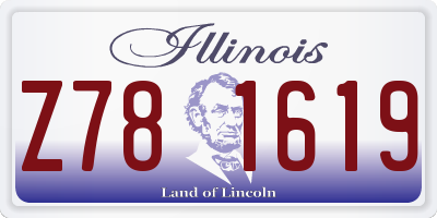 IL license plate Z781619