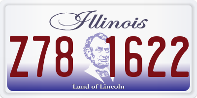 IL license plate Z781622