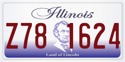 IL license plate Z781624