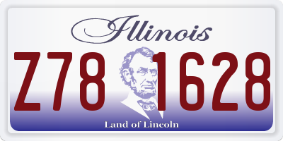 IL license plate Z781628