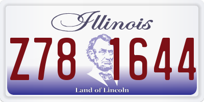 IL license plate Z781644