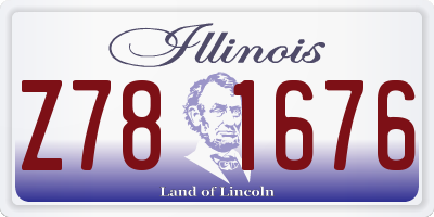 IL license plate Z781676