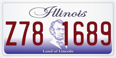 IL license plate Z781689