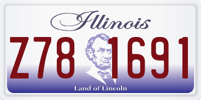 IL license plate Z781691