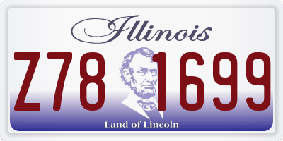 IL license plate Z781699