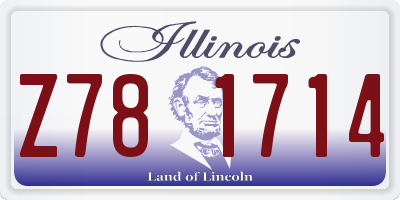 IL license plate Z781714