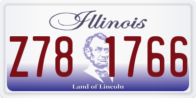 IL license plate Z781766