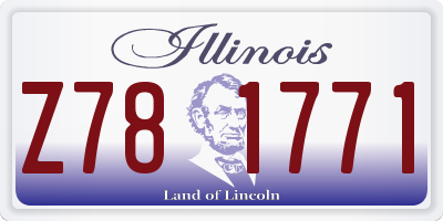 IL license plate Z781771