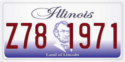 IL license plate Z781971