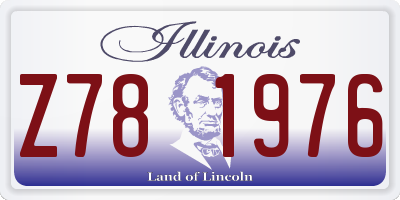 IL license plate Z781976
