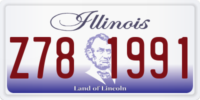 IL license plate Z781991