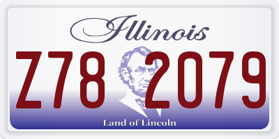 IL license plate Z782079