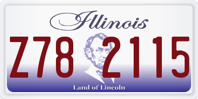 IL license plate Z782115