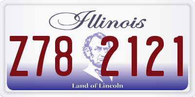 IL license plate Z782121