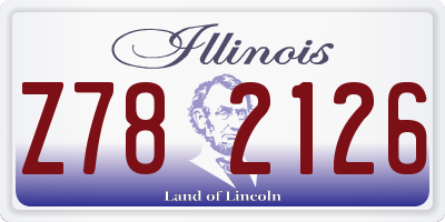 IL license plate Z782126