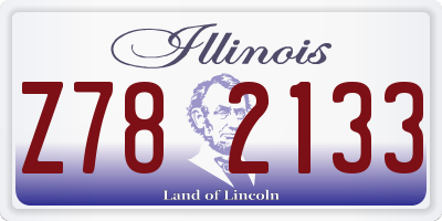 IL license plate Z782133