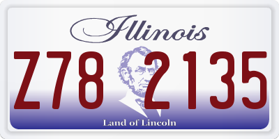 IL license plate Z782135