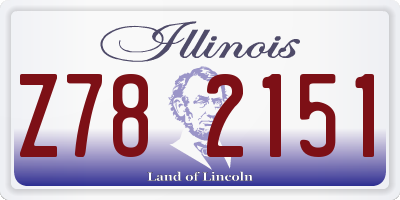 IL license plate Z782151