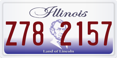 IL license plate Z782157