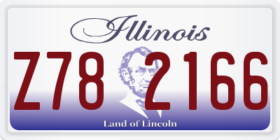 IL license plate Z782166