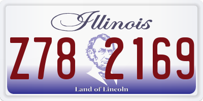 IL license plate Z782169