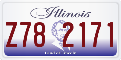 IL license plate Z782171