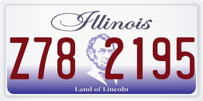 IL license plate Z782195