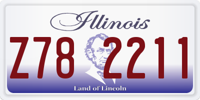 IL license plate Z782211