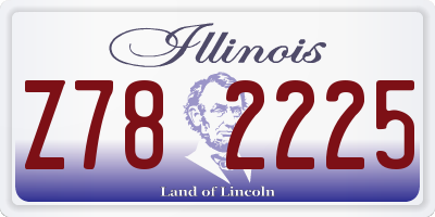 IL license plate Z782225