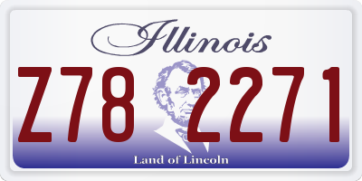 IL license plate Z782271