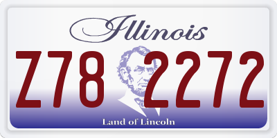 IL license plate Z782272