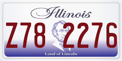 IL license plate Z782276