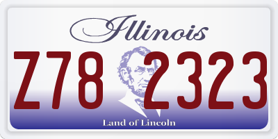 IL license plate Z782323