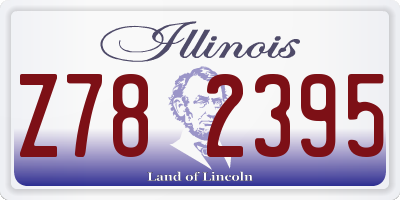 IL license plate Z782395