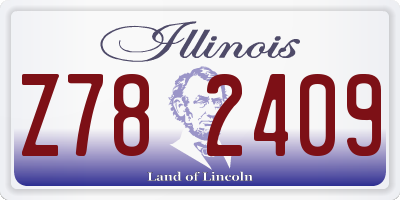 IL license plate Z782409