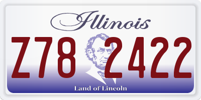 IL license plate Z782422