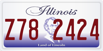 IL license plate Z782424