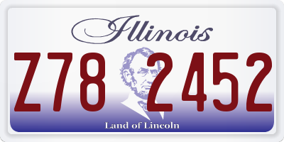 IL license plate Z782452