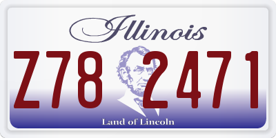 IL license plate Z782471