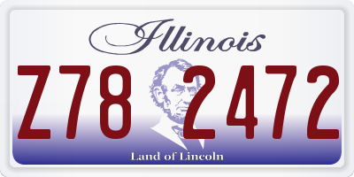 IL license plate Z782472
