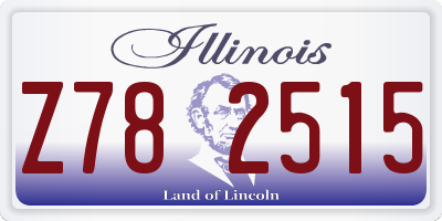 IL license plate Z782515