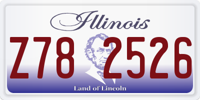 IL license plate Z782526