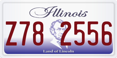 IL license plate Z782556
