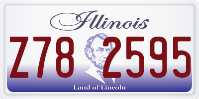 IL license plate Z782595