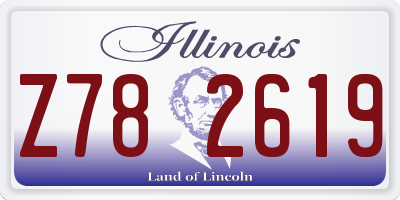 IL license plate Z782619