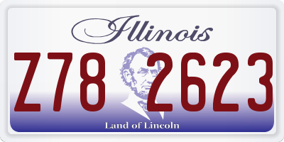 IL license plate Z782623